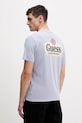 Odzież Guess Jeans t-shirt bawełniany M6RI38.K8HM0 niebieski