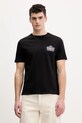 Guess Jeans t-shirt bawełniany nadruk czarny M6RI38.K8HM0