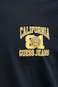 Guess Jeans t-shirt bawełniany M6RI39.K8HM0 granatowy