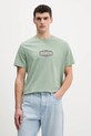 Guess Jeans t-shirt bawełniany nadruk zielony M6RI41.K8FQ4