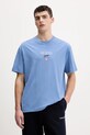 Guess Jeans t-shirt bawełniany nadruk niebieski M6RI45.K8HM0