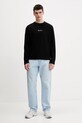 Guess Jeans longsleeve bawełniany M6RP13.KD461 czarny SS26