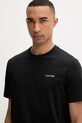 Calvin Klein moška bombažna kratka majica črna LV04LC255G