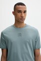 Calvin Klein T-shirt męski bawełniany zielony LV04LF243G