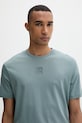 Calvin Klein T-shirt męski bawełniany zielony LV04LF243G