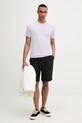 Calvin Klein tričko pánske bavlnené LV04LF809G fialová SS26