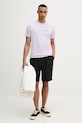 Calvin Klein tričko pánske bavlnené LV04LF809G fialová SS26