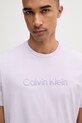 Calvin Klein tričko pánske bavlnené fialová LV04LF809G