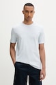 Calvin Klein T-shirt męski bawełniany niebieski LV04LF810G