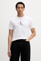 Calvin Klein t-shirt da uomo in cotone LV04RF853G bianco SS26