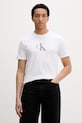 Calvin Klein tričko pánské bavlněné LV04RF853G bílá SS26