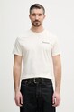 Odzież Barbour t-shirt basic męski bawełniany Camber MTS1395 beżowy