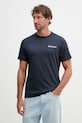 Odzież Barbour t-shirt basic męski bawełniany Camber MTS1395 granatowy