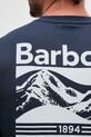 Barbour t-shirt basic męski bawełniany Camber MTS1395 granatowy