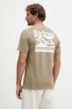 Barbour t-shirt basic męski bawełniany Camber zielony MTS1395
