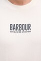 Barbour t-shirt męski bawełniany MTS1552 beżowy