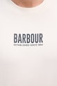 Barbour t-shirt męski bawełniany MTS1552 beżowy