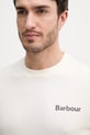Barbour t-shirt bawełniany beżowy MTS1566