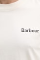 Barbour t-shirt bawełniany MTS1566 beżowy