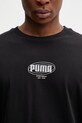 Puma Ess Logo Lab Relaxed Story 1 t-shirt bawełniany męski czarny 692023