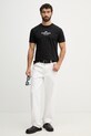 Alpha Industries t-shirt bawełniany Return To Base 266506 czarny SS26