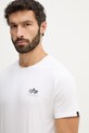 Alpha Industries t-shirt bawełniany Camo Print biały 266523