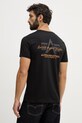 Bavlnené tričko Alpha Industries Tonal Logo Print slim čierna 266525