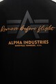 Alpha Industries t-shirt bawełniany Tonal Logo Print 266525 czarny