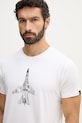 Alpha Industries t-shirt bawełniany Air Force Sketch biały 266548