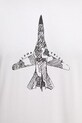 Alpha Industries t-shirt bawełniany Air Force Sketch 266548 biały