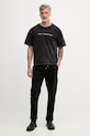 Alpha Industries t-shirt bawełniany Acid Logo 258519 czarny SS26