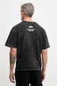 Odzież Alpha Industries t-shirt bawełniany Acid Logo 258519 czarny