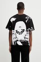 Alpha Industries Balaclava Backprint t-shirt bawełniany męski czarny 266504