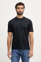 Emporio Armani t-shirt bawełniany bawełna granatowy EM004593.AF10762