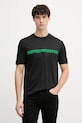 Emporio Armani t-shirt męski z lyocellem czarny EM004520.AF13747