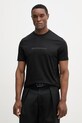 Bavlnené tričko Emporio Armani potlač čierna EM004583.AF13669