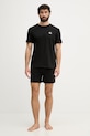Calvin Klein Underwear T-shirt lounge da uomo in cotone LV00NM3022 nero SS26