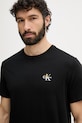 Calvin Klein Underwear T-shirt lounge da uomo in cotone nero LV00NM3022