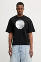 Alpha Industries Desert t-shirt bawełniany męski czarny 766024