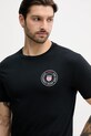 Gant t-shirt bawełniany czarny 2003391