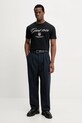 Gant t-shirt bawełniany 2003370 czarny SS26