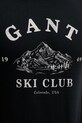 Gant t-shirt bawełniany 2003388 czarny