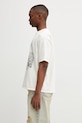 RHUDE t-shirt bawełniany Virgin Islands Script RHPS26TT01012 beżowy SS26