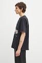 Bavlněné tričko RHUDE USA Sailing Icon RHPS26TT10012 černá SS26
