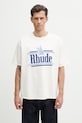 RHUDE Rossa t-shirt in cotone da uomo beige RHSS26TT01012