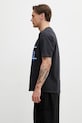 RHUDE Rossa T-shirt męski bawełniany RHSS26TT01012 czarny SS26