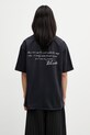 Odzież RHUDE Montenegro Morada T-shirt męski bawełniany RHSS26TT06012 czarny