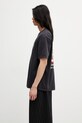 RHUDE Fumar 91 T-shirt męski bawełniany RHSS26TT07012 czarny SS26