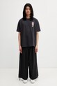 RHUDE Fumar 91 T-shirt męski bawełniany RHSS26TT07012 czarny