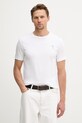 Trussardi t-shirt męski bawełniany biały G0568000127N